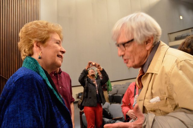 Director Martha Davis and Dr. Robert Jay Lifton